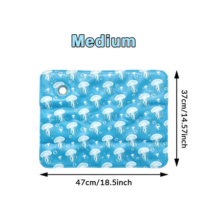 Pet Cooling Mat, Multiple Sizes, Extra Thick Summer Pad for Dogs & Cats, Waterproof Bite-Resistant Non-Permeable Sleeping Mat